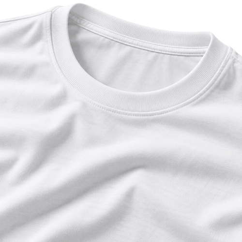 Premium Cotton Crew-Neck T-Shirt – Pure White | Jorven Sllate