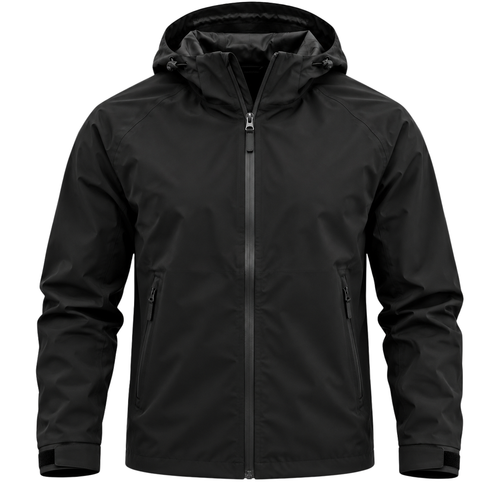 Premium Waterproof Technical Jacket – Black | Jorven Sllate