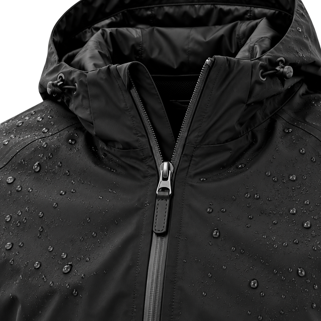 Premium Waterproof Technical Jacket – Black | Jorven Sllate