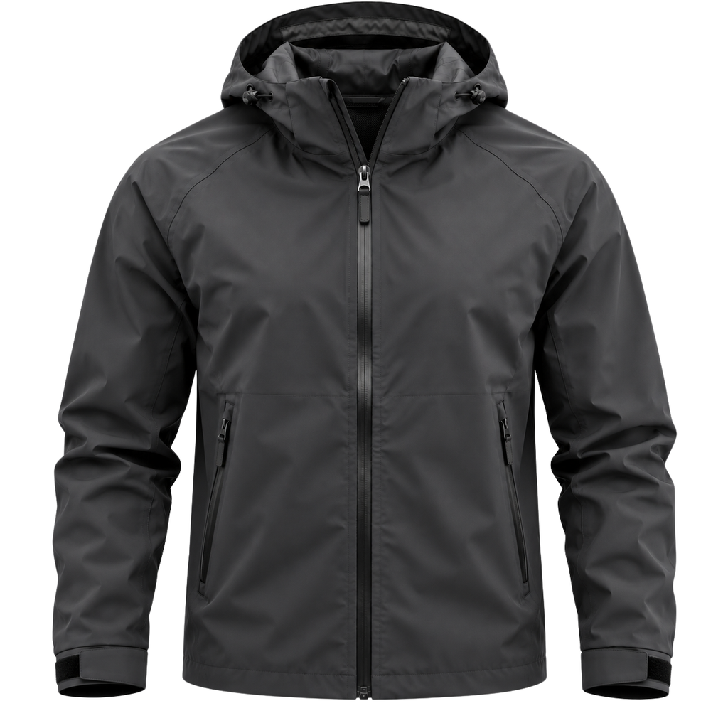 Premium Waterproof Technical Jacket – Charcoal Grey | Jorven Sllate